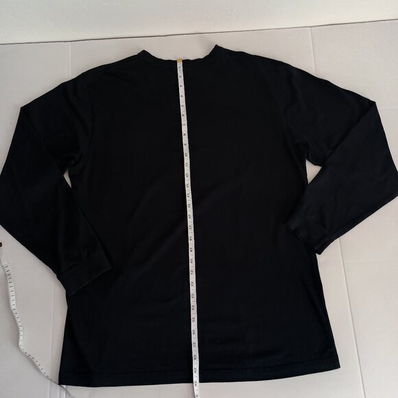 LL Bean Navy Blue Long Sleeve with Pocket Cotton T-Shirt Blue Men’s Size M Tall - Picture 11 of 14